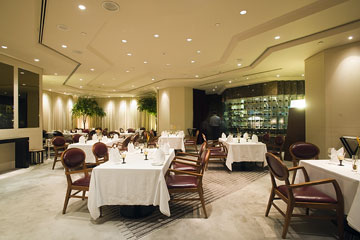the interior of a fine dining restaurant
